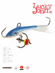 Балансир Lucky John FIN 3 + тр. 40мм/15H блистер