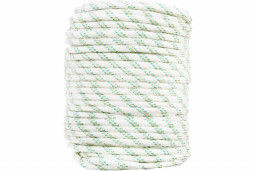 Фал плетёный капроновый с серд 12 мм L 100 м 24-прядный Сибртех