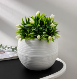 Горшок для цветов Япония 2 л белый