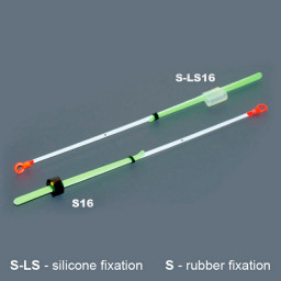 Кивок лавсановый двойной на силиконе NOD S-LS16 (120 мм, жёсткость 0,25) Helios