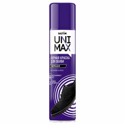 Краска для обуви из замши, нубука и велюра 250 мл Черный Unimax