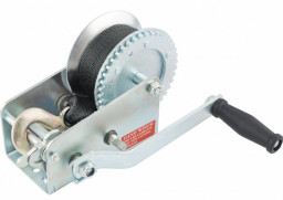 Лебедка 0,8 т шестеренчатая, ленточная, МАТRIХ