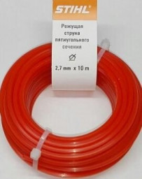 Леска 2,7 мм х 10 м STIHL пятиугольного сечения
