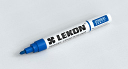 Маркер-краска 3,0-4,0мм синий нитроэмаль LEKON Standart