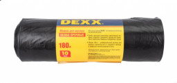 Мешки для мусора 180 л DEXX особопрочные черные 10шт