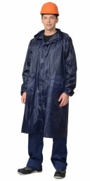 Плащ влагозащитный темно-синий Ливень JP-01