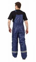 Полукомбинезон зимний МАСТЕР с СОП оксфорд/темно-синий