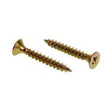 Саморез 3,5*55 крупный шаг желтопассированный КРЕПЫЖ ( 20 шт/уп)