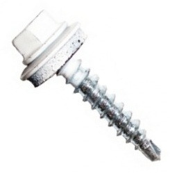 Саморез 4,8*29(28)ш/гр. кровельный белый RАL9003