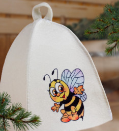 Шапка для бани и сауны Пчёлка детская Добропаровъ