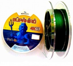 Шнур плетеный Namazu Supahiro d-0,18 цвет в ассортименте