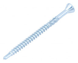 Шуруп 3,2*35 для полов и паркетов белый цинк