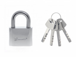 Замок навесной хромированное покрытие 50 мм MATRIX