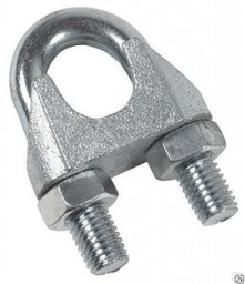 Зажим D-2 мм для стальных канатов из нержавеющей стали DIN 741