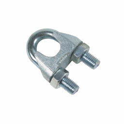 Зажим D-5 мм для стальных канатов DIN 741